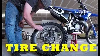 YZ 250 Mcgrath Replica Tire Change #dirtbikes #motocross