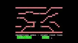 ZX Spectrum 48K - Colin The Cleaner - Platform Rendering Assembly Language Optimization Demo
