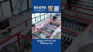 500-2000kg/h PE PP Film, PP Woven Bag Recycling Crushing Washing Line - BEIER Group
