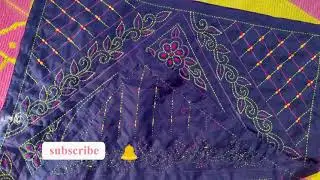 Gorgeous Baby Nokshi Katha Drawing tutorial || নকশী কাথার ডিজাইন
