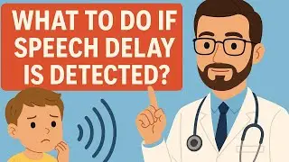 What should be done when expressive language delay is detected?