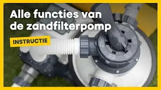 Hoe werkt een zandfilterpomp? - Alle standen uitgelegd