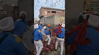 #Village Bhalwan Nagar kirtan Guru Ravidas ji 649 birthday program 🙏