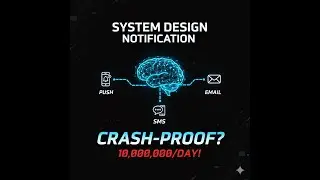 DESIGN a SCALABLE Notification System | PUSH, SMS & Email (10M/Day) | FAANG