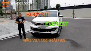 Ford Everest lắp Bodykit mẫu Victor Th&aacute;i Lan 4 p&ocirc; thể thao đơn giản m&agrave; đẹp !