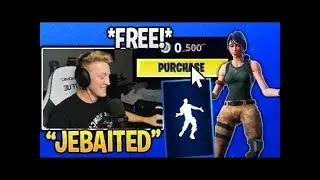Tfue almost GETS the NEW *FREE* EMOTE 