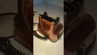 RTT, Regie voor Telegfraaf en Telefoon, Belgica ,  modelo RTT-56-B , hacia 1.956.