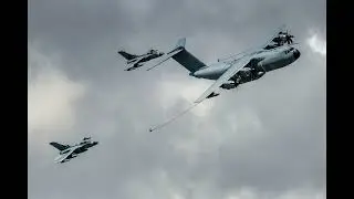 246.900 German Air Force Air-refuel  Demo 2023-07-16 Fairford