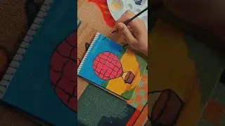 Flying free 🕊️ #viral #artvideo #ytshorts #1million #painting #sky #parachute #views