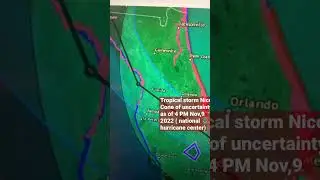 Hurricane Nicole hope it Will better soon #shorts #unitedstates #hurricane #nrearth