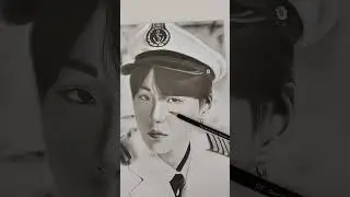 Drawing Suga of BTS #creative #satisfying #bts #art #btsarmy #pencildrawing #suga #btsarmy #btsart