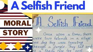 A Selfish Friend Story in English | 