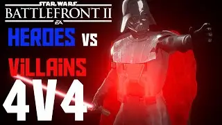 Star Wars Battlefront 2 - EMPEROR DARTH VADER in an S Tier Heroes Vs Villains 4v4