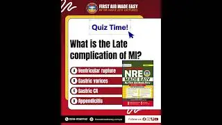 Tell your answer in comment section | First Aid Made Easy Platform | Dr Hafiz Atif #nre2025 #pmdc