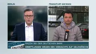 Razzia Deutsche Bank - Daniel Koop berichtet live f&uuml;r WELT