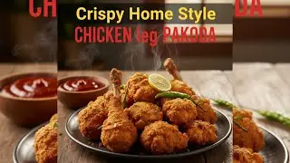 Desi Style Chicken Pakoda 😋 Crunchy Outside, Juicy Inside | Homemade Special  #travel #viral 