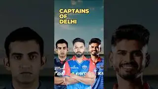 Captains Of Delhi Capitals | DC | Rishabh Pant |