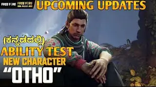 Otho character ability test in Kannada | new character ability-garena free fire in kannada