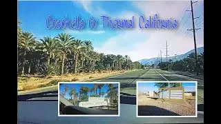 Driving COACHELLA to THERMAL| Date Farms | Thermal Airport | California 🇺🇸