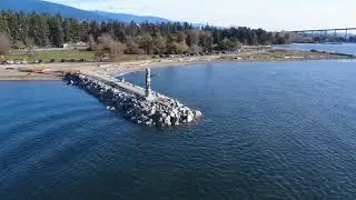 Ambleside beach #vancouver #djimini4k #djidrone #drone #dron 