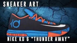 Sneaker Art: Nike KD 6 Thunder Away