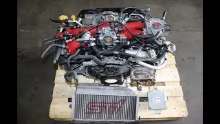 JDM Subaru WRX STi EJ207 Turbo AVCS 2.0L Engine Compression Test @ JDM Nagoya Auto Parts S/N#B795727