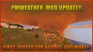This Tornado Mod Got a HUGE Update!! | Minecraft PMWeather Mod