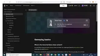 Immortal Game Chess Korban 1 Benteng Dapat 2 Rook 1 Menteri Queen Crypto Token Eth CMT Play To Earn