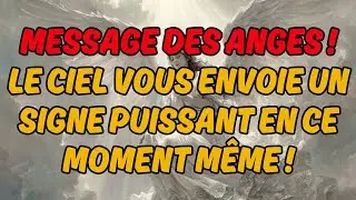 ⚠️ MESSAGE DES ANGES ! Le Ciel vous envoie un signe puissant en ce moment m&ecirc;me ! Ne l'ignorez pas !