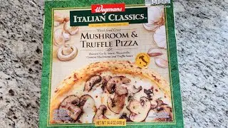 Wegman's Mushroom & Truffle Pizza Review #foodlover #pizza #pizzalover #wegmans