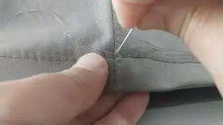 Spor pantolon paçasını elde makinasız kısaltma tekniği | Manual shortening of sports trousers