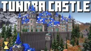 Making an EPIC Tundra Castle in MINECRAFT