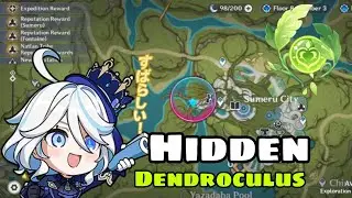 hidden dendroculus in sumeru city | Genshin Impact Version 5.8 #genshinimpact #genshingameplay 