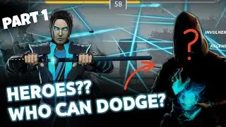 Heroes Who Can Dodge 🫢 Itu's Behold The Future Talent?? 🧐 || [part 1] 😨 || Shadow Fight 4 Arena