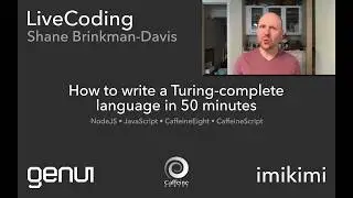 LiveCoding 3 - Writing a Turing Complete Langauge with CaffeineEight - (tutorial)