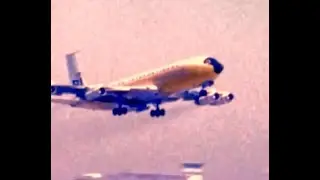 Braniff International Boeing 707-120 Jelly Bean Scheme at Dallas Love Field
