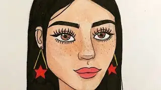 DESENHA E FALA (desenho com sardas!) | Nath Araújo