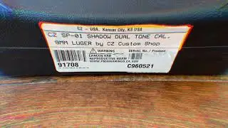 Unboxing CZ Custom Shadow Target II