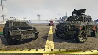 GTA 5 Durability Test (Nightshark vs. Insurgent Pick-Up Custom)
