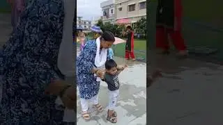 🌧️🌈 Rainy Day Masti! ☔👧👦 Kids Enjoying on School Ground 🥳💃🕺