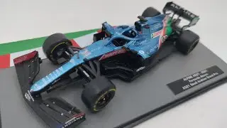 Racing Cars The Ultimate Collection č. 26 - Alpine A521 (2021) - Fernando Alonso - VC Sa&uacute;dsk&eacute; Ar&aacute;bie