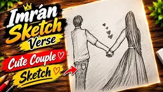 Holding Hands, Yet Miles Apart | Emotional Pencil Sketch step by step easy drawing 