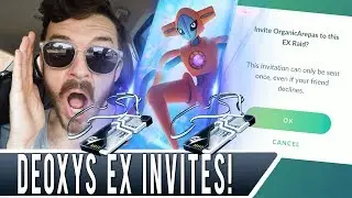 Invite One Ultra Friend to EX Raids! *DEOXYS EX RAID PASS WAVE* New & Improved EX Raid Invite System