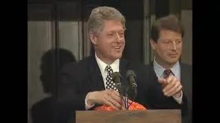 Pres. Clinton & VP Gore Visit NCAA Men's Soccer Champions (1994)