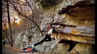 Pebble Wrestling at the Gunks