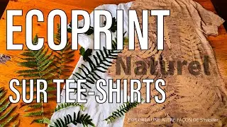 Réaliser un ecoprint sur un tee-shirt