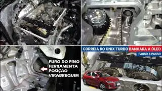 TROCA CORREIA de COMANDO ONIX 1.0 3cil turbo - passo a passo