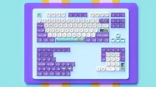 Keycap KeyTok Arcade-IA KDS profile, thick PBT dye-sub, 140 button #goccamhung
