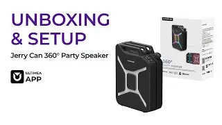 Jerry Can 360° Party Speaker Unboxing and Operation Tutorial Video