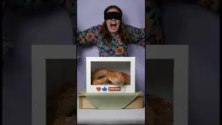 She has NO IDEA what&rsquo;s inside 😱😂  Blindfolded mystery box challenge #5